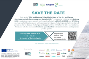 MNLT innovations PC at the critical raw materials and batteries event in oviedo!